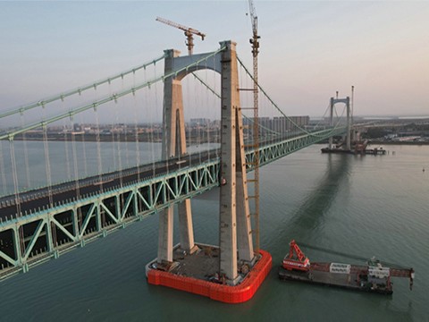 Wenzhou Beikou Bridge anti-collision box and saddle